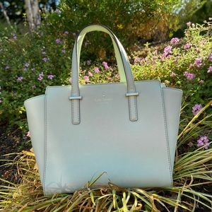 SOLD preloved designer Kate Spade pastel mint mini handbag shoulder bag